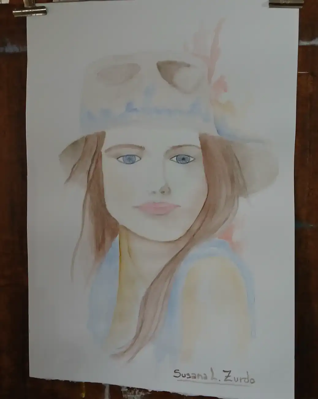 Mujer con sombrero