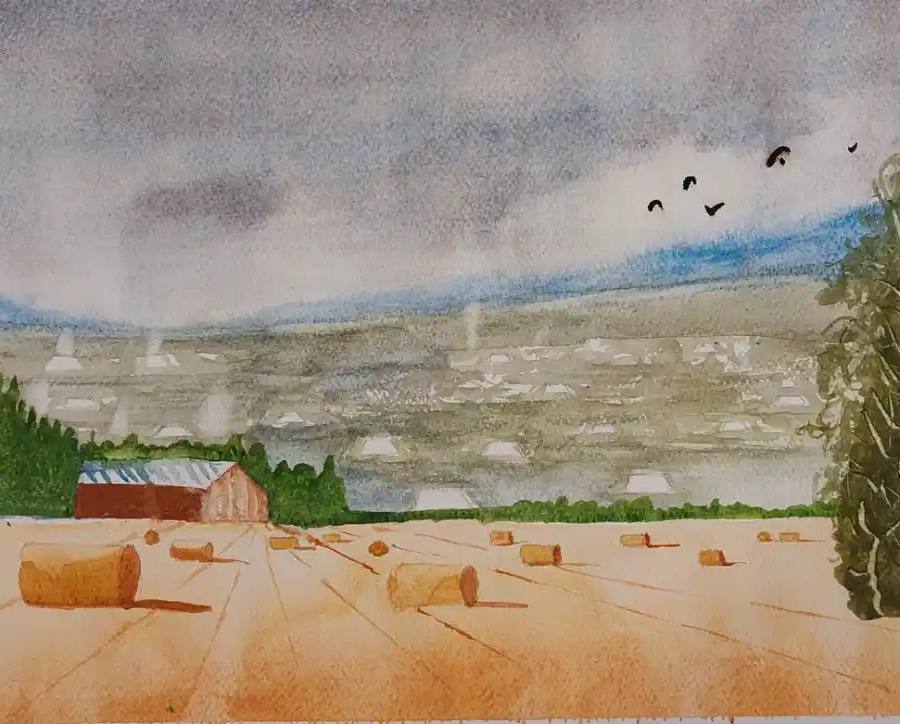 Un campo seco, de Hugo Illescas