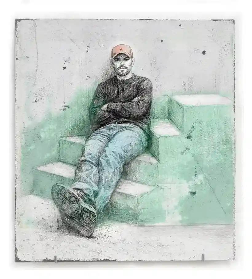 Autorretrato, de Fernando Quijano