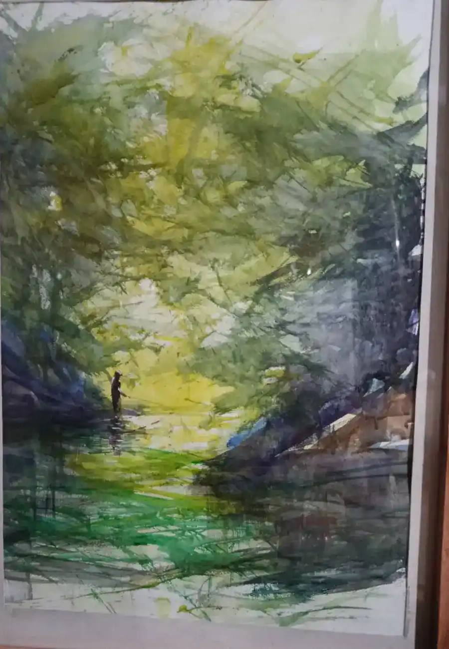 Tarde en el rio, de Miguel Raso