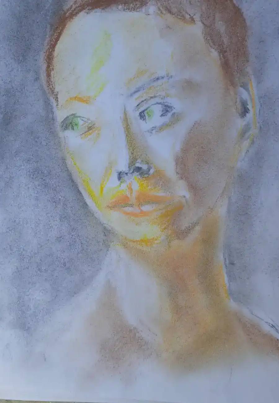Estudio en pastel, de Sergio Saavedra